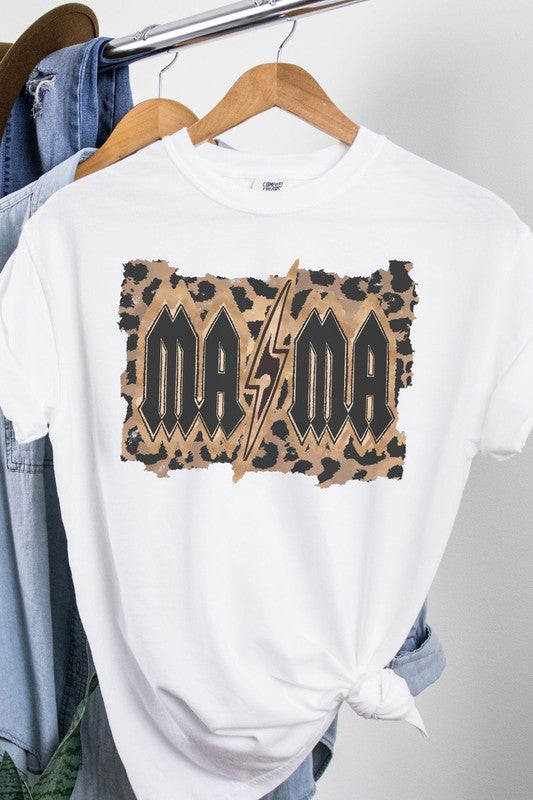 Mama Leopard Oversized Graphic Tee